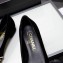 Chanel Heel 2cm Pearl Bow Grosgrain Ballerinas Suede Black 2021