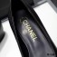 Chanel Heel 2cm Pearl Bow Grosgrain Ballerinas Black 2021