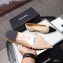 Chanel Heel 2cm Pearl Bow Grosgrain Ballerinas Beige 2021