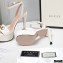 Gucci Heel 13cm Platform 4cm Sandals with Horsebit White