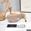 Gucci Heel 13cm Platform 4cm Sandals with Horsebit Apricot