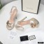 Gucci Heel 13cm Platform 4cm Sandals with Horsebit Gold