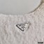 Prada Shearling Re-Edition 2000 Nylon Mini Hobo Bag 1NE515 White 2021
