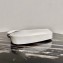 Prada Cleo Brushed Leather Shoulder Bag 1BC156 White 2021