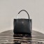 Prada Medium Leather HandBag 1BC142 Black 2021