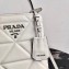 Prada Spectrum Leather Top Handle Bag 1BA319 White 2021