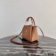 Prada Small Leather HandBag 1BC145 Brown 2021