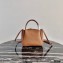 Prada Small Leather HandBag 1BC145 Brown 2021