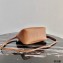 Prada Small Leather HandBag 1BC145 Brown 2021