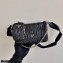 Prada Gaufré Embossed Leather Shoulder Bag 1BD289 Black 2021