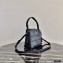Prada Spectrum Small Leather Top Handle Bag 1BA311 Black 2021