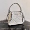 Prada Spectrum Small Leather Top Handle Bag 1BA311 White 2021