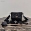 Prada System Padded Nylon Patchwork Shoulder Bag 1BD292 Black 2021