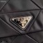 Prada System Padded Nylon Patchwork Shoulder Bag 1BD292 Black 2021