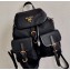 Prada Small Nylon Backpack Bag 1BZ677 Black/Gold 2021