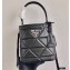 Prada Spectrum Leather Top Handle Bag 1BA319 Black 2021