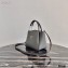 Prada Small Leather HandBag 1BC145 Gray 2021