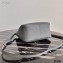 Prada Small Leather HandBag 1BC145 Gray 2021