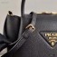 Prada Small Leather HandBag 1BC145 Black 2021