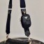 Prada System Nappa Leather Patchwork Shoulder Bag 1BD292 Black 2021