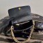 Prada System Nappa Leather Patchwork Shoulder Bag 1BD292 Black 2021