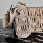 Prada Gaufré Embossed Leather Shoulder Bag 1BD289 Beige 2021