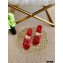 Louis Vuitton Monogram LV Square Espadrilles Slipper Sandals Red 2021