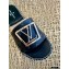 Louis Vuitton Monogram LV Square Espadrilles Slipper Sandals Black 2021