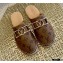 Louis Vuitton Monogram LV Dauphine Espadrilles Slippers Brown 2021