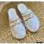 Louis Vuitton Monogram LV Dauphine Espadrilles Slippers White 2021