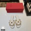 Valentino Quilted Calfskin Roman Stud Slide Sandals White 2021