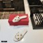 Valentino Quilted Calfskin Roman Stud Slide Sandals White 2021