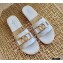 Louis Vuitton Monogram LV Dauphine Espadrilles Slipper Sandals White 2021