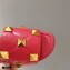 Valentino Quilted Calfskin Roman Stud Slide Sandals Red 2021