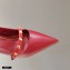 Valentino Sculpted Heel 7cm Rockstud Slingback Pumps Red 2021