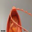 Valentino Heel 8cm Rockstud Slingback Pumps with Removable Strap Patent Orange 2021