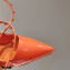 Valentino Heel 8cm Rockstud Slingback Pumps with Removable Strap Patent Orange 2021