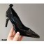 Valentino Heel 8cm Rockstud Slingback Pumps with Removable Strap Patent Black 2021