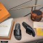 Louis Vuitton Monogram-embossed Slides Mules Black 2021