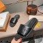 Louis Vuitton Monogram-embossed Slides Mules Black 2021