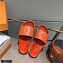 Louis Vuitton Monogram-embossed Slides Mules Orange 2021
