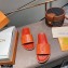 Louis Vuitton Monogram-embossed Slides Mules Orange 2021