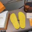 Louis Vuitton Monogram-embossed Slides Mules Yellow 2021