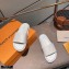 Louis Vuitton Monogram-embossed Slides Mules White 2021