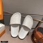 Louis Vuitton Monogram-embossed Slides Mules White 2021