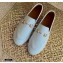 Gucci Leather Horsebit Espadrilles White 2021