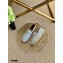 Gucci Leather Horsebit Espadrilles White 2021