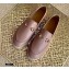 Gucci Leather Horsebit Espadrilles Dusty Pink 2021