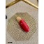 Gucci Leather Horsebit Espadrilles Slippers Red 2021