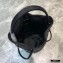 Balenciaga Wheel XS Drawstring Bucket Bag Nylon Black